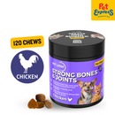 Pet Logic Strong Bones and Joints Chicken Pet Supplement 120s 240g
