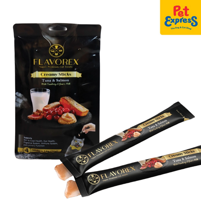 Flavorex Creamy Tuna and Salmon Sticks Cat Treat 4x14g