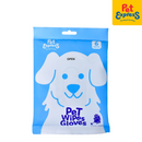 Pet Express Pet Wipes Gloves for Dog and Cat 6s