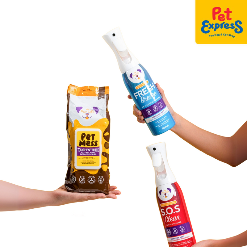 The Fur Life Tough'N'Tick Surface Cleaner Natural Pet Wipes 50s