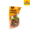 Likable Fresh Wraps Chicken Wrapped in Small Wild Carp Dog Treats 70g