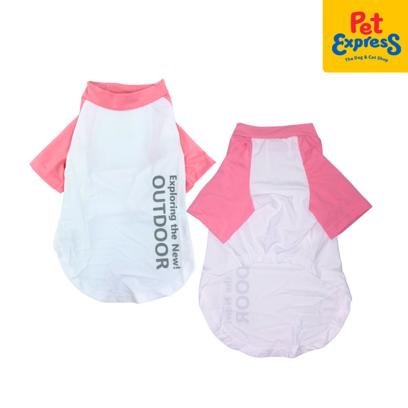 Pet Pals Sun Protect Dog Apparel Medium Pink