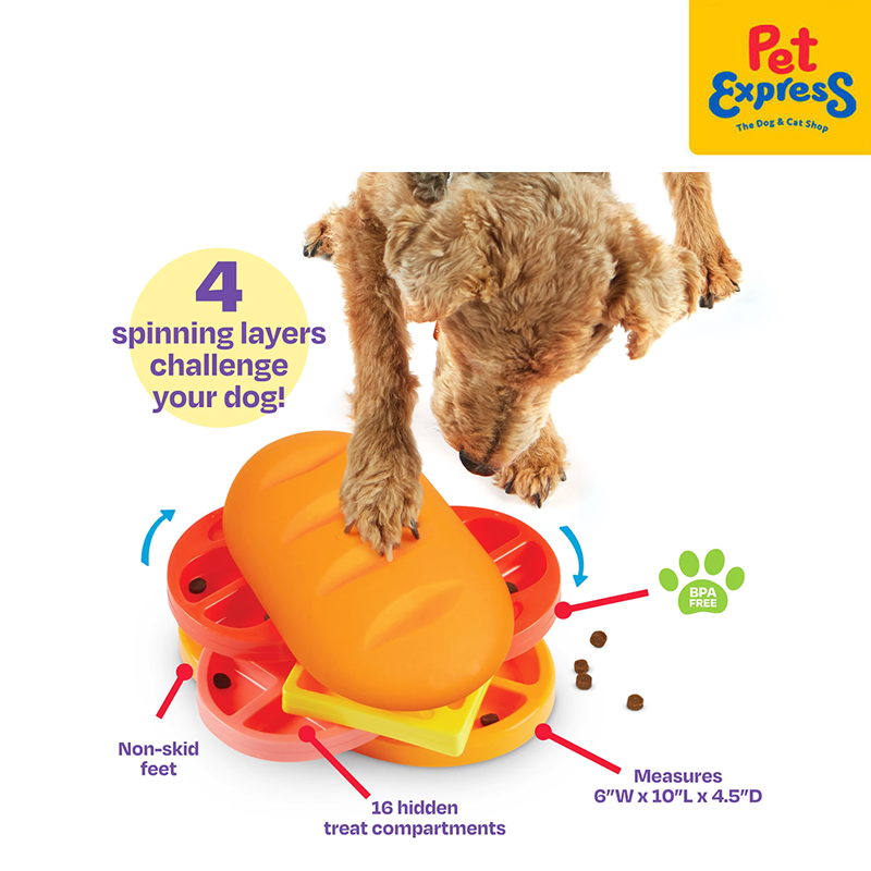 Brightkins Pupstrami Surprise Treat Puzzle Dog Toy