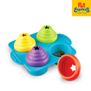 Brightkins Cupcake Party Treat Puzzle Dog Toy