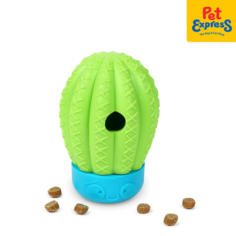 Brightkins Cactus Surprise Treat Dispenser Dog Toy
