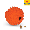 Brightkins Tough and Tumble Small Pufferfish Treat Dispenser Dog Toy