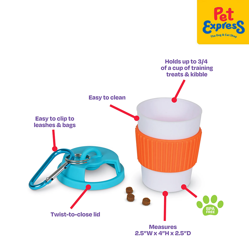 Brightkins Let's Go Coffee Cup Treat Holder