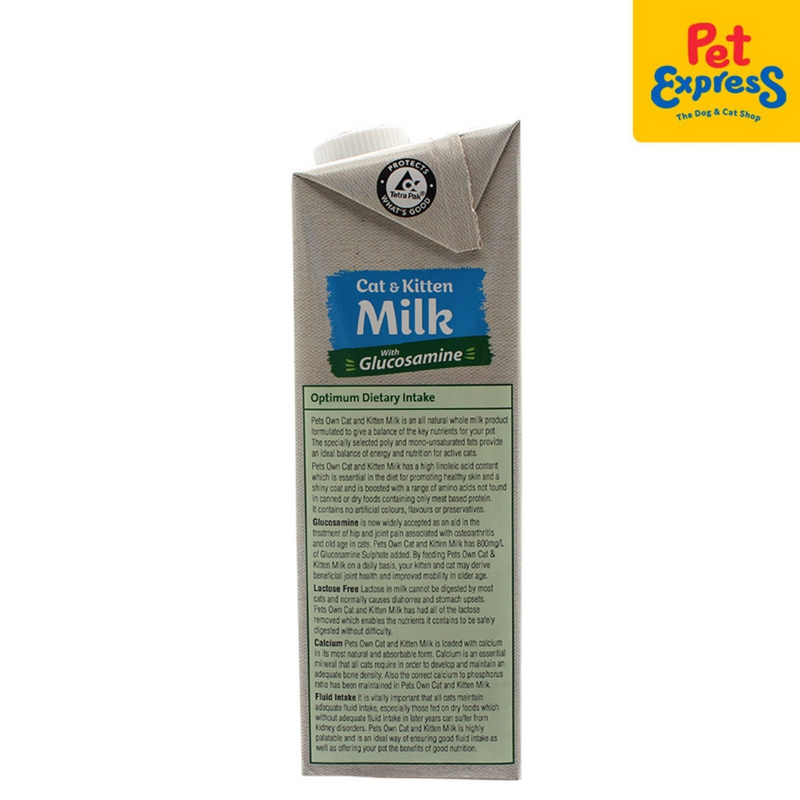 Pets Own Cat and Kitten Milk 1L