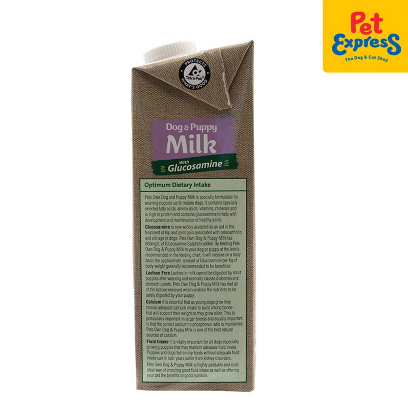 Pets Own Dog and Puppy Milk 1L