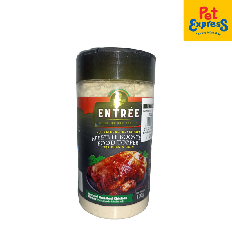 Entrée Appetite Booster Food Topper Herbed Roasted Chicken Pet Treats 100g
