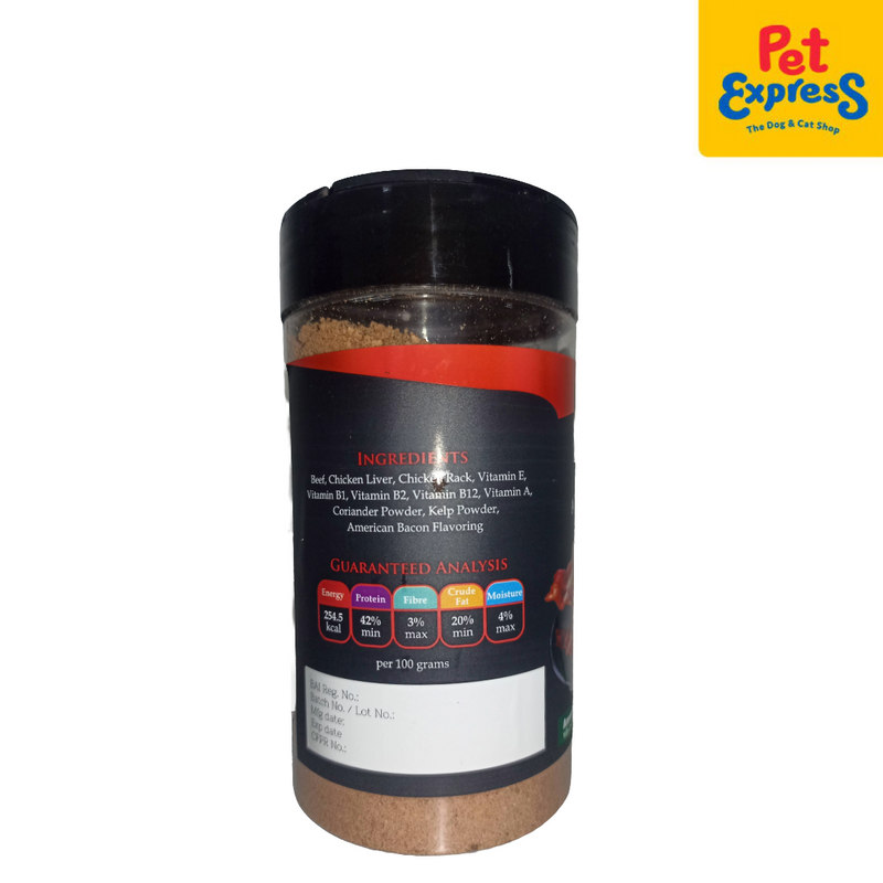 Entrée Appetite Booster Food Topper American Bacon Pet Treats 100g