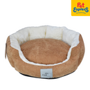 PawTalk Corduroy Pet Bed Brown