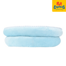 PawTalk Stripes Pet Bed Blue