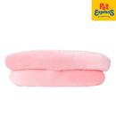 PawTalk Stripes Pet Bed Pink