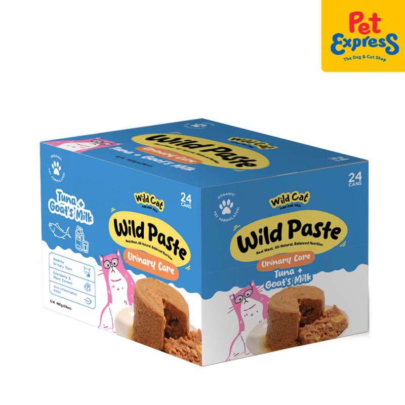 Wild Cat Wild Paste Tuna and Goat's Milk Urinary Care Wet Cat Food 465g