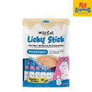 Wild Cat Licky Stick Salmon and Chicken Immunity Support Premium Cat Treats 8x128g