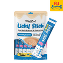 Wild Cat Licky Stick Salmon and Chicken Immunity Support Premium Cat Treats 8x128g