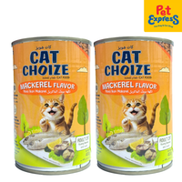 Cat Choize Mackerel Flavor Adult Wet Cat Food 400g (2 cans)