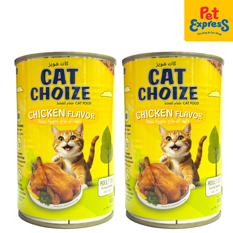 Cat Choize Chicken Flavor Adult Wet Cat Food 400g (2 cans)