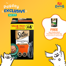 Sheba Adult Tuna and Salmon Value Pack Wet Cat Food 70g (6s)