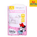 Bark and Spark Disney Minnie Mouse Pet Diaper 24s Medium