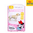 Bark and Spark Disney Minnie Mouse Pet Diaper 24s Extra Large