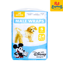 Bark and Spark Disney Mickey Mouse Male Wrap 24s Small