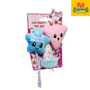 Pet Party Happy Birthday Cat Toy Set Blue