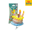 Pet Party Stripes Cake Plush Party Hat Dog Accessories