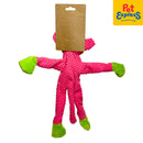 Playtime Monkey Rope Dog Toy Red