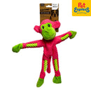 Playtime Monkey Rope Dog Toy Red