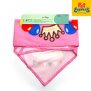 Pet Party Birthday Girl Drool Towel Bandana Dog Costume Pink