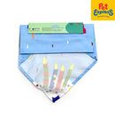 Pet Party Birthday Drool Towel Bandana Dog Costume Blue
