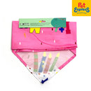 Pet Party Birthday Drool Towel Bandana Dog Costume Pink