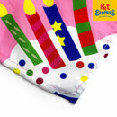 Pet Party Birthday Drool Towel Bandana Dog Costume Pink