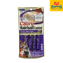 Inaba Churu Hairball Control Tuna Recipe Cat Treats 56gx4
