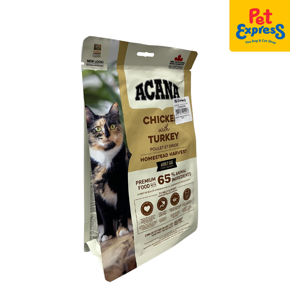 acana adult cat food Acana Adult Homestead Harvest Dry Cat Food 340g – Pet Express