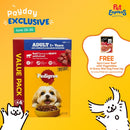 Pedigree Adult Beef in Gravy Value Pack Wet Dog Food 130g (6s)
