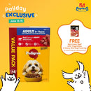 Pedigree Adult Beef in Gravy Value Pack Wet Dog Food 130g (6s)
