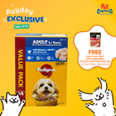 Pedigree Adult Chicken Chunks in Gravy Value Pack Wet Dog Food 130g (6s)