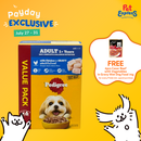 Pedigree Adult Chicken Chunks in Gravy Value Pack Wet Dog Food 130g (6s)