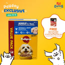 Pedigree Adult Chicken Chunks in Gravy Value Pack Wet Dog Food 130g (6s)