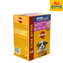 Pedigree Puppy Chicken Chunks in Gravy Value Pack Wet Dog Food 130g (6s)