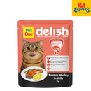 Pet One Delish Salmon Medley in Jelly Wet Cat Food 75g (12 Pouches)