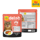 Pet One Delish Salmon Medley in Jelly Wet Cat Food 75g (12 Pouches)