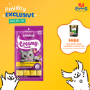 Whiskas Creamy Treats Chicken and Liver Cat Treats 12gx4