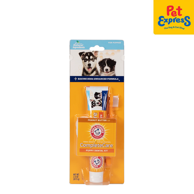 Arm and Hammer Complete Care Peanut Butter Puppy Dental Kit 67.5g