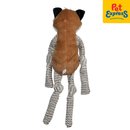 Pet Pals Plush Squeaky Fox Dog Toy 60cm