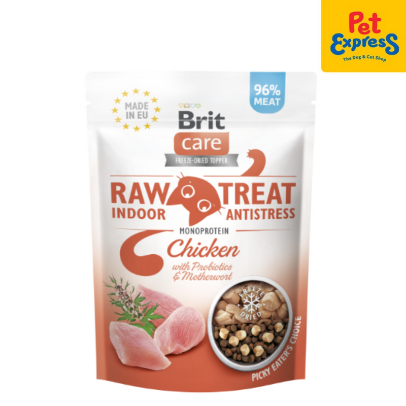 Brit Care Freeze Dried Topper Raw Treat Indoor Antistress Cat Treats 40g