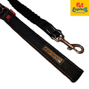 EzyDog Zero Shock Dog Leash 25 inches Black Denim